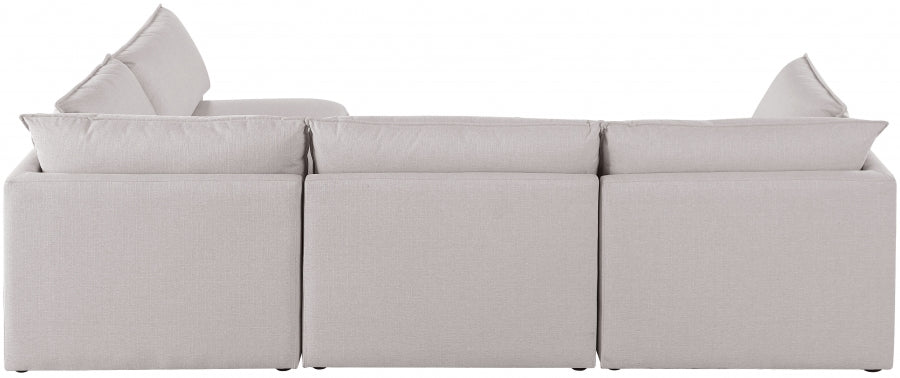 Sectionnel modulaire en lin Mackenzie