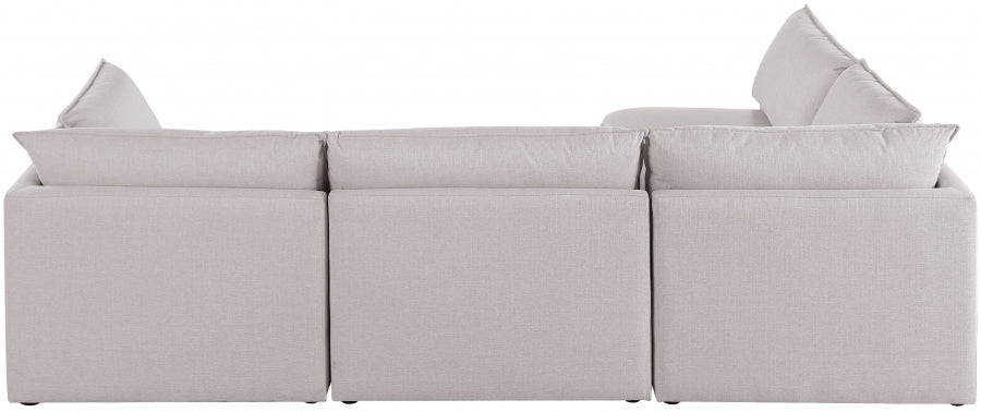 Sectionnel modulaire en lin Mackenzie