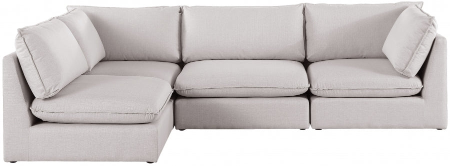 Sectionnel modulaire en lin Mackenzie