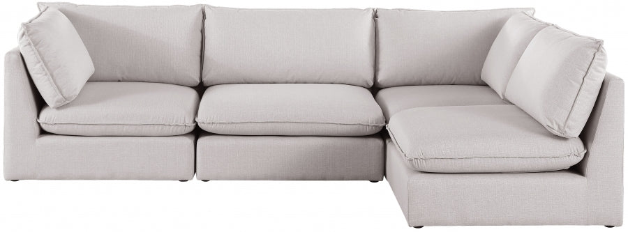 Sectionnel modulaire en lin Mackenzie