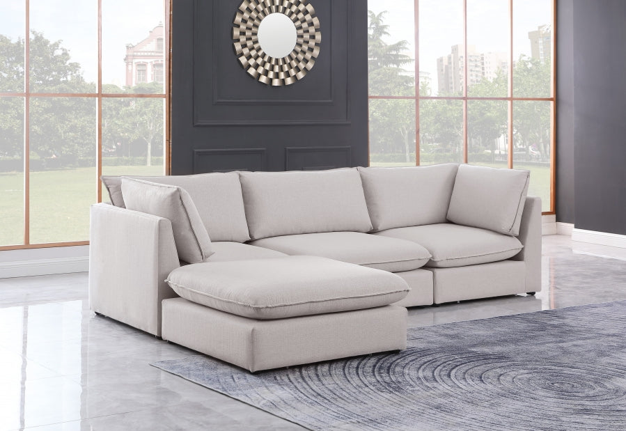 Sectionnel modulaire en lin Mackenzie