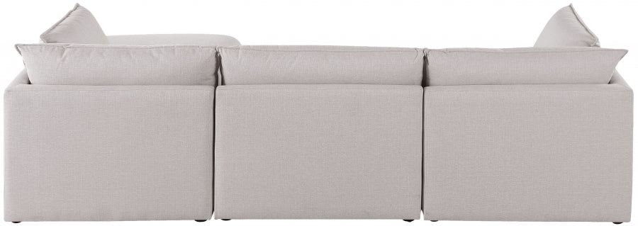 Sectionnel modulaire en lin Mackenzie