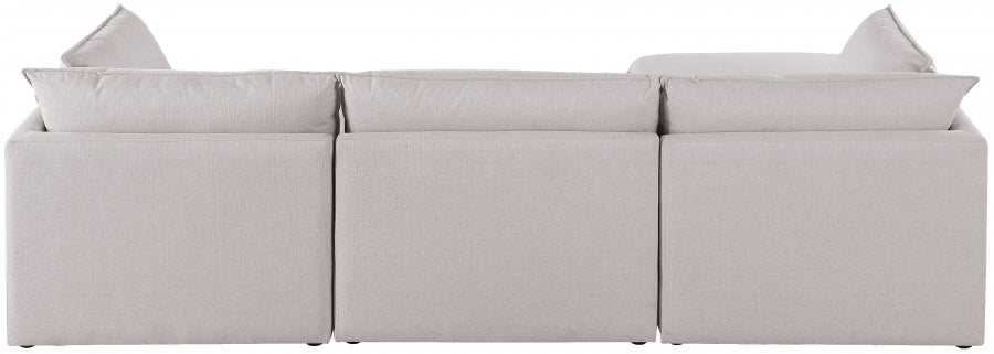 Sectionnel modulaire en lin Mackenzie