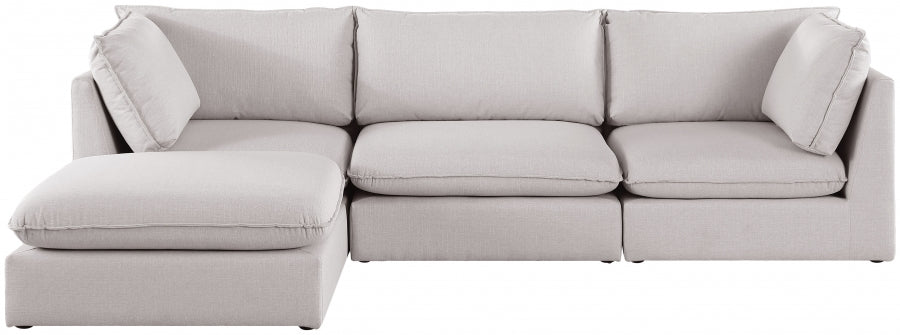 Sectionnel modulaire en lin Mackenzie