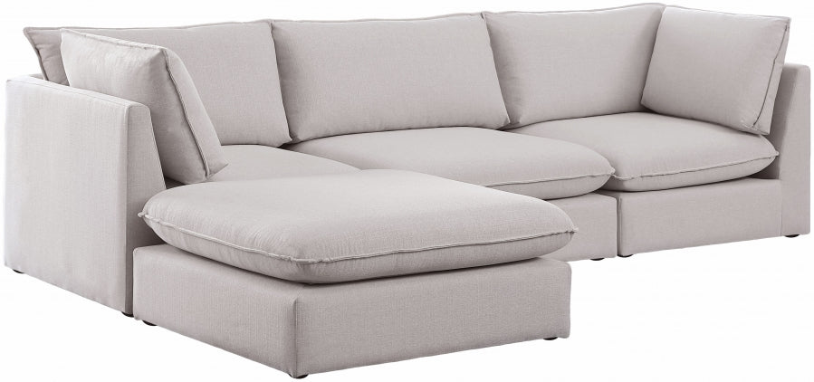 Sectionnel modulaire en lin Mackenzie