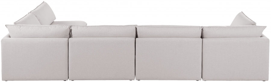 Sectionnel modulaire en lin Mackenzie