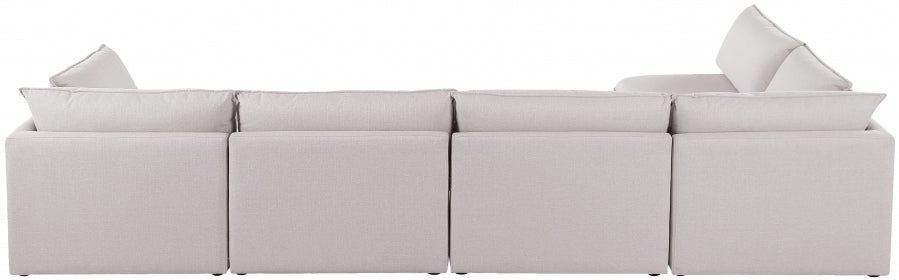 Sectionnel modulaire en lin Mackenzie