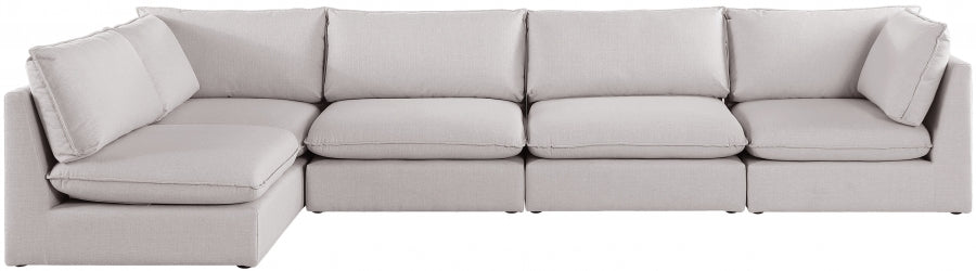 Sectionnel modulaire en lin Mackenzie