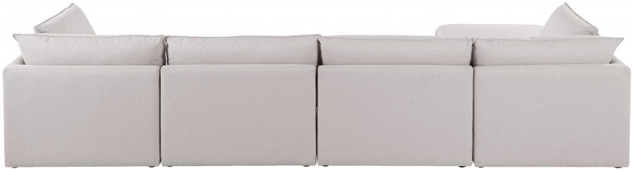 Sectionnel modulaire en lin Mackenzie
