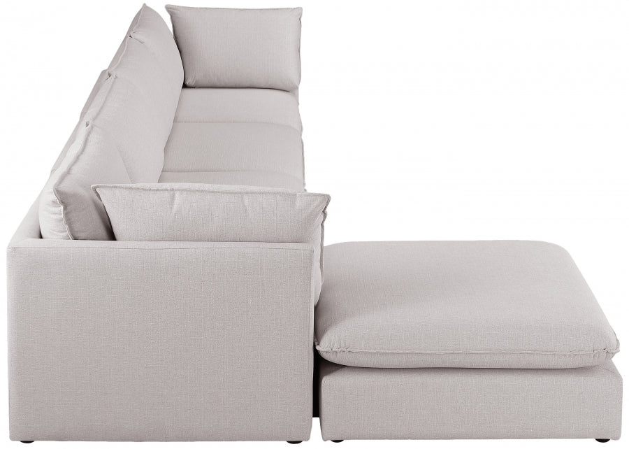 Sectionnel modulaire en lin Mackenzie