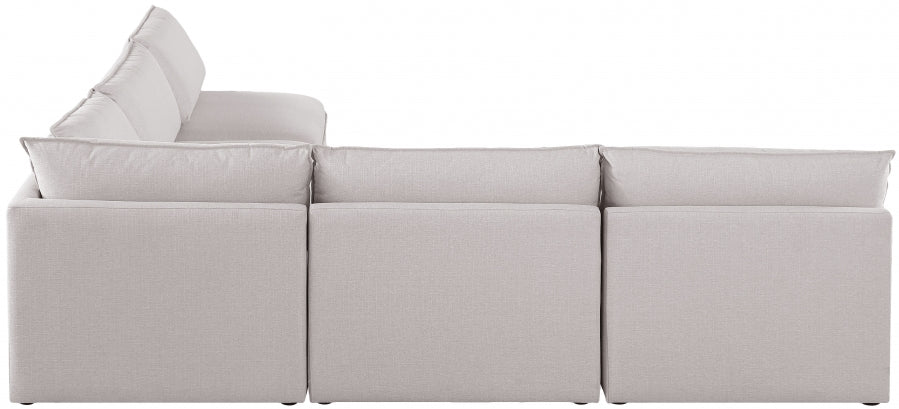 Sectionnel modulaire en lin Mackenzie