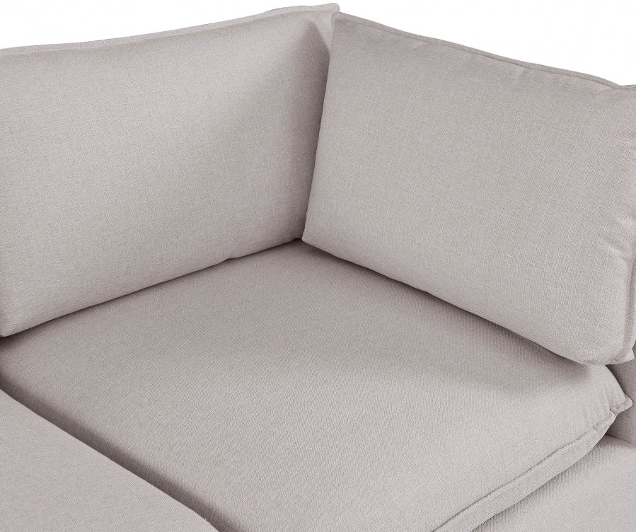 Sectionnel modulaire en lin Mackenzie