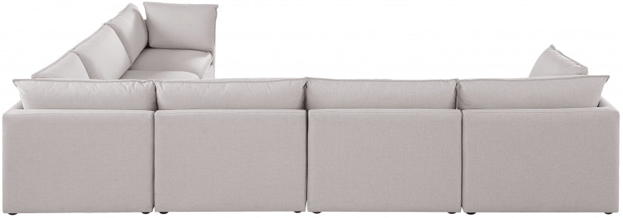 Sectionnel modulaire en lin Mackenzie