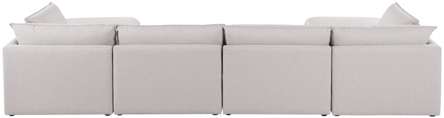 Sectionnel modulaire en lin Mackenzie