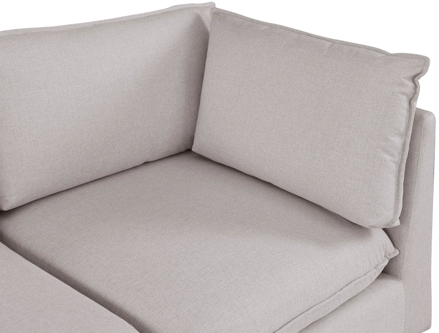 Sectionnel modulaire en lin Mackenzie