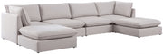Sectionnel modulaire en lin Mackenzie