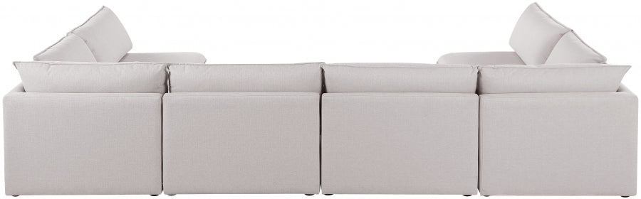 Sectionnel modulaire en lin Mackenzie