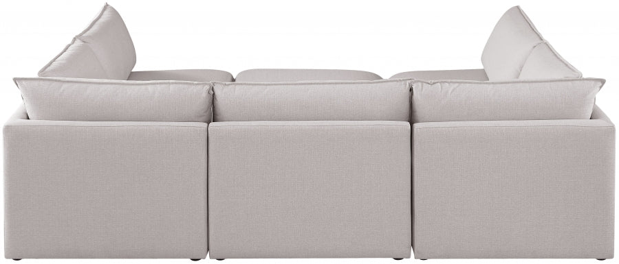 Sectionnel modulaire en lin Mackenzie