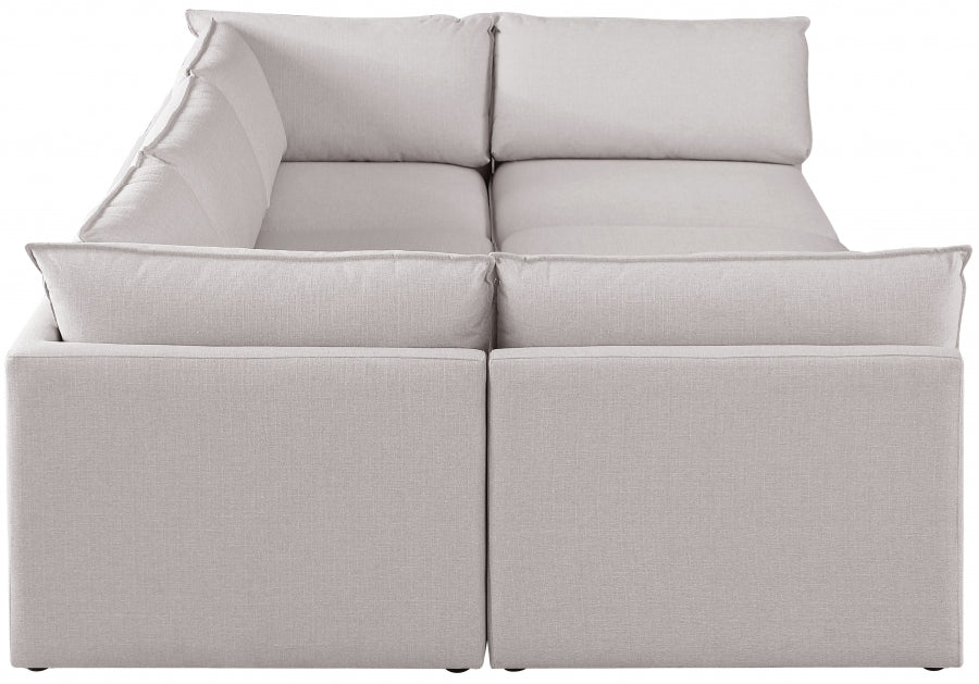 Sectionnel modulaire en lin Mackenzie
