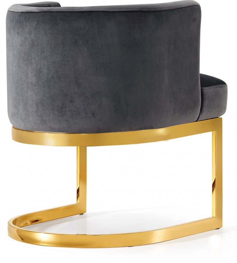 Chaise de salle à manger en velours Gianna