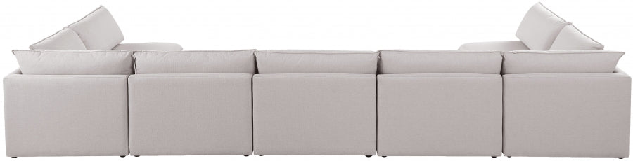 Sectionnel modulaire en lin Mackenzie