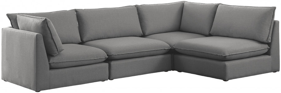 Sectionnel modulaire en lin Mackenzie