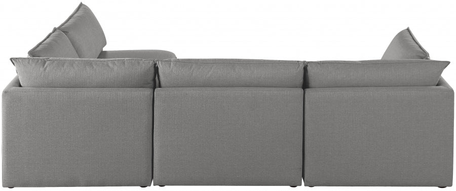 Sectionnel modulaire en lin Mackenzie