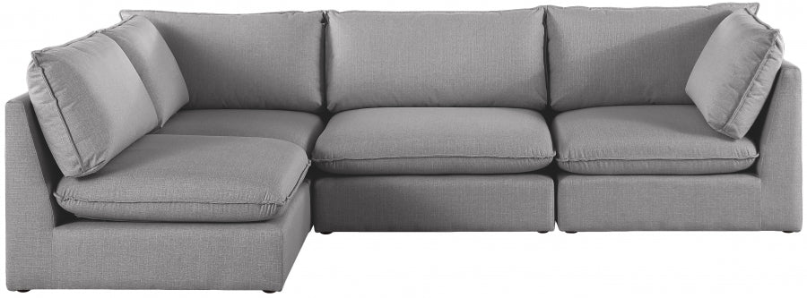 Sectionnel modulaire en lin Mackenzie