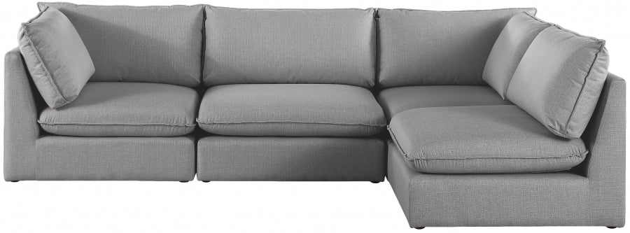 Sectionnel modulaire en lin Mackenzie