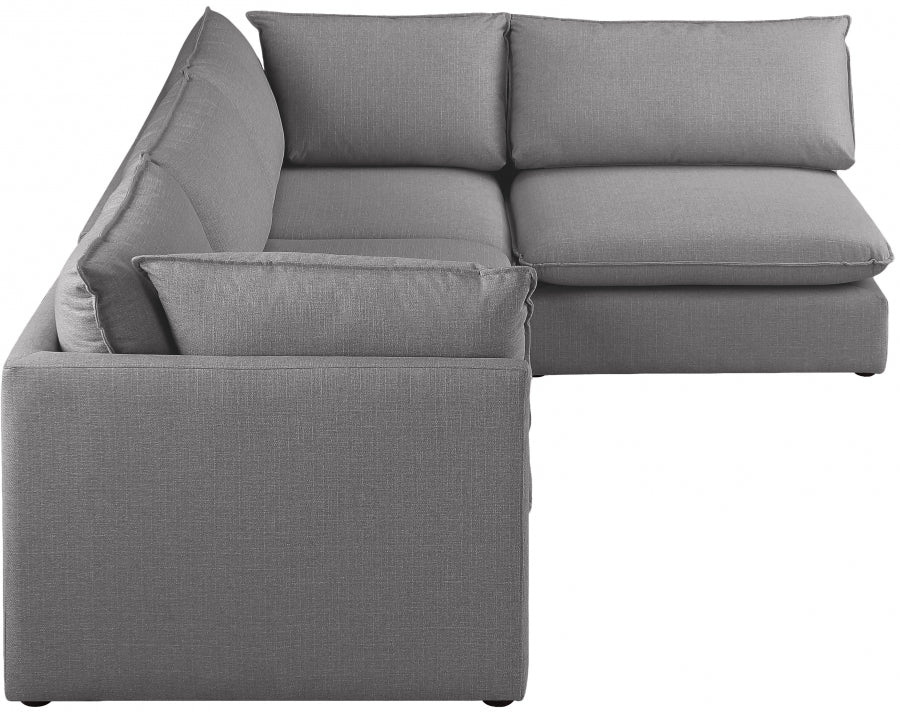 Sectionnel modulaire en lin Mackenzie