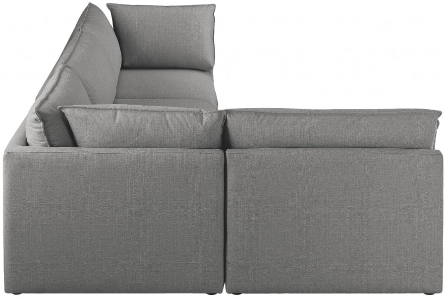 Sectionnel modulaire en lin Mackenzie