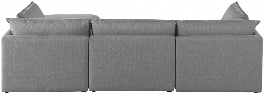 Sectionnel modulaire en lin Mackenzie
