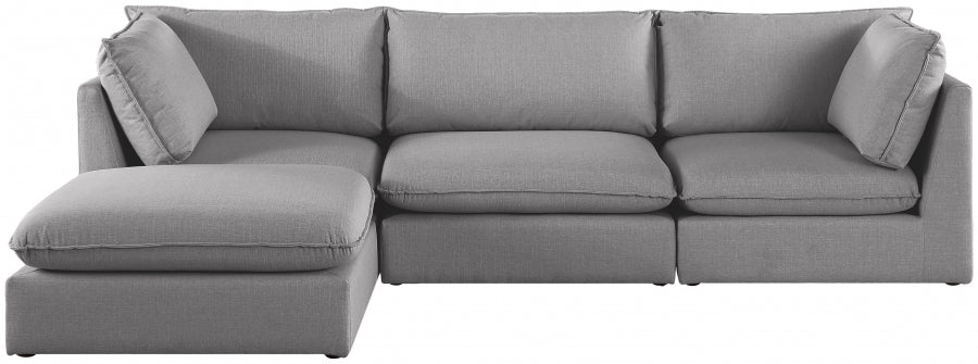 Sectionnel modulaire en lin Mackenzie