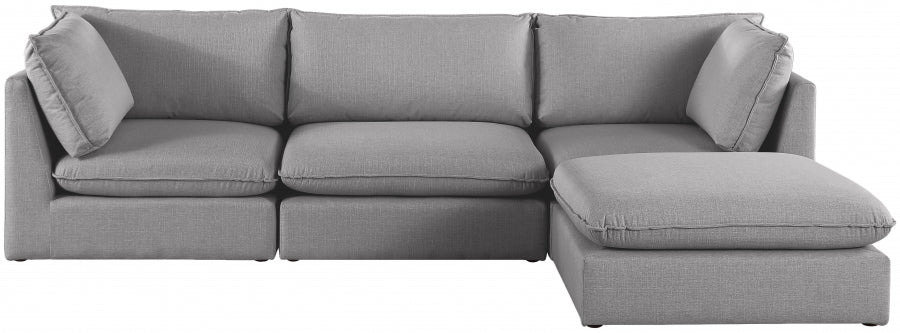 Sectionnel modulaire en lin Mackenzie