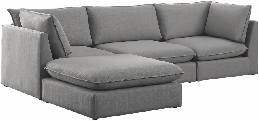 Sectionnel modulaire en lin Mackenzie
