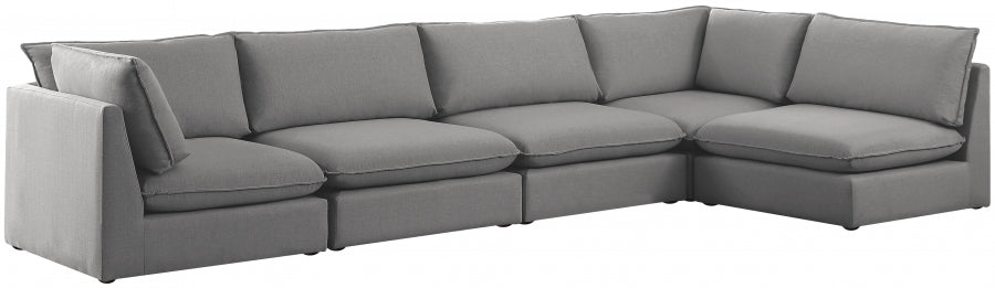 Sectionnel modulaire en lin Mackenzie