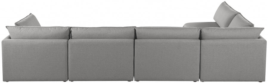 Sectionnel modulaire en lin Mackenzie