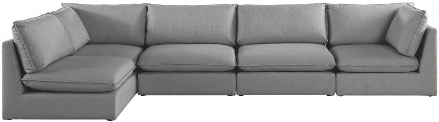 Sectionnel modulaire en lin Mackenzie