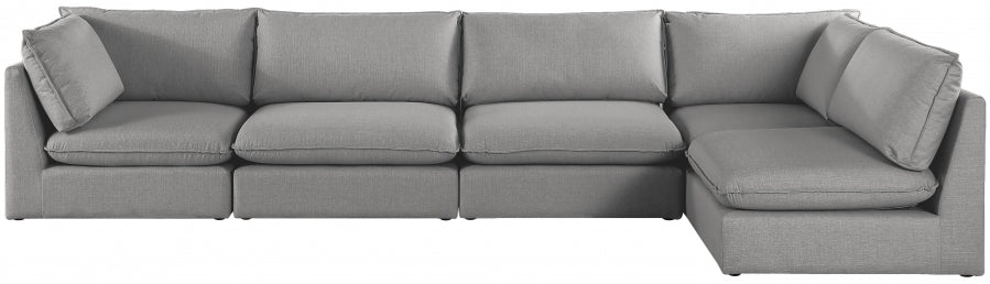 Sectionnel modulaire en lin Mackenzie