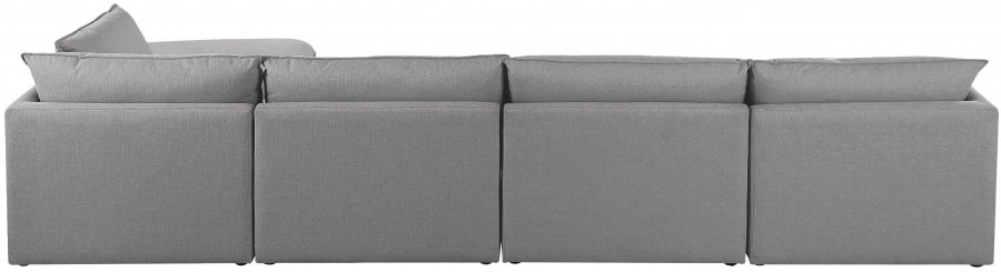 Sectionnel modulaire en lin Mackenzie