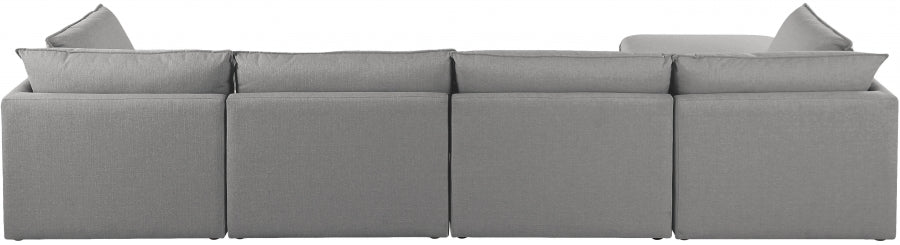 Sectionnel modulaire en lin Mackenzie