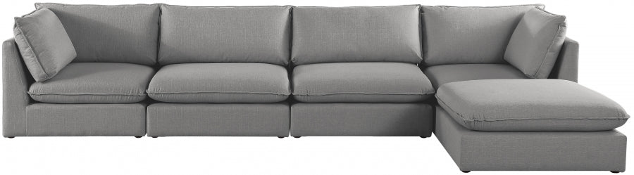 Sectionnel modulaire en lin Mackenzie