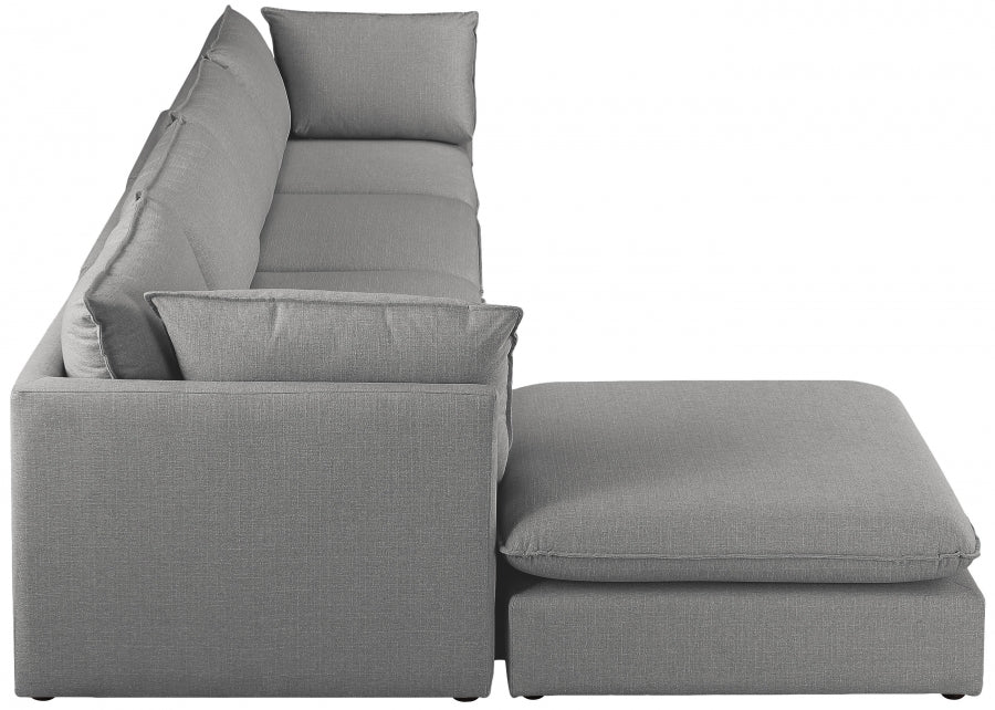 Sectionnel modulaire en lin Mackenzie