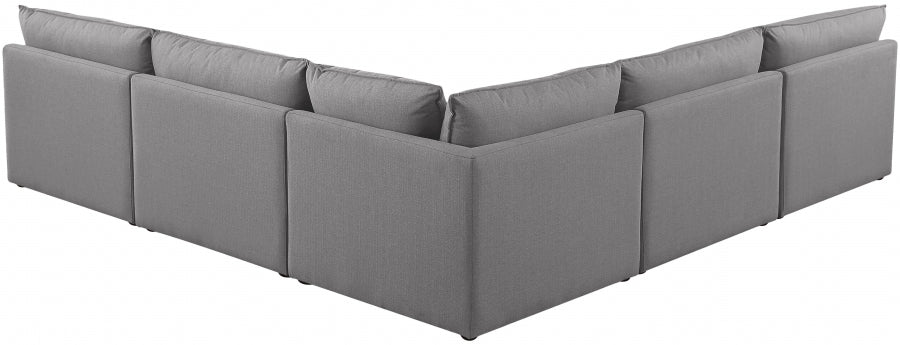 Sectionnel modulaire en lin Mackenzie