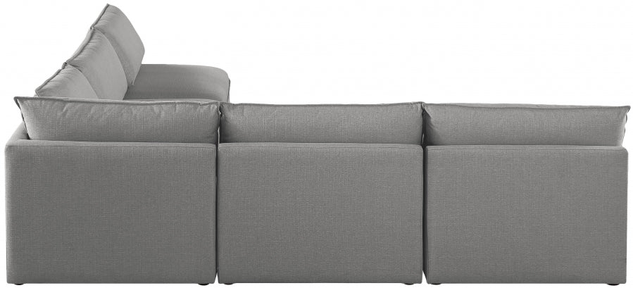 Sectionnel modulaire en lin Mackenzie