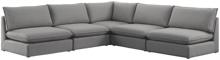 Sectionnel modulaire en lin Mackenzie