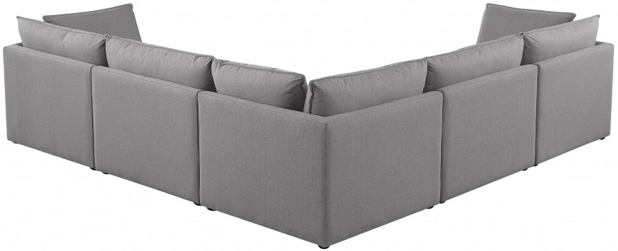 Sectionnel modulaire en lin Mackenzie