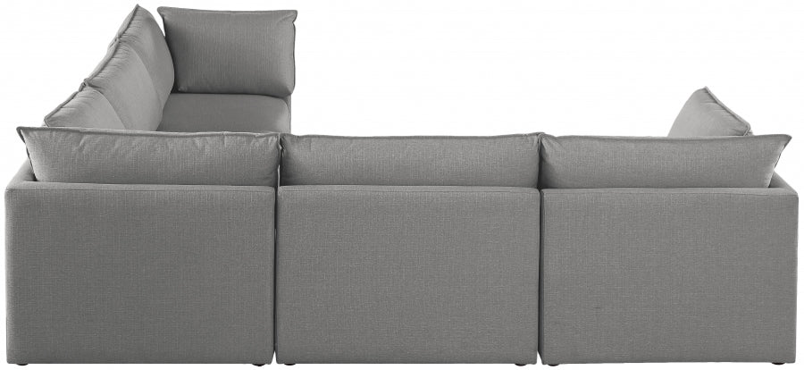 Sectionnel modulaire en lin Mackenzie