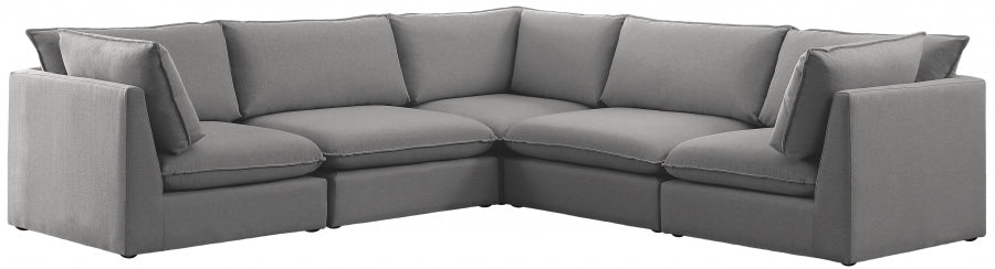 Sectionnel modulaire en lin Mackenzie