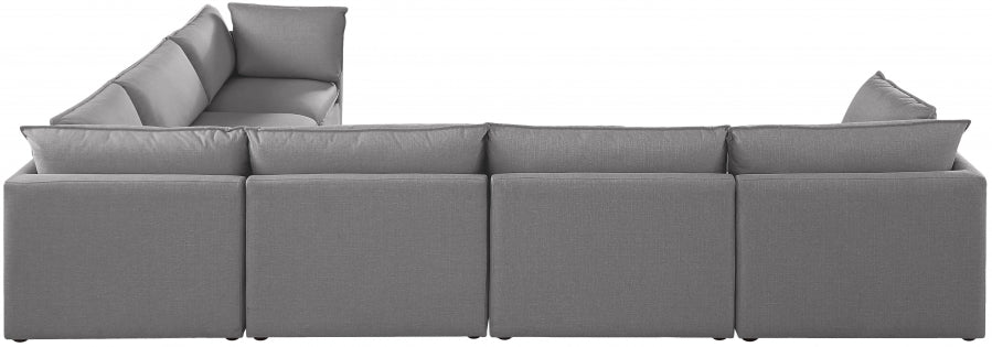 Sectionnel modulaire en lin Mackenzie